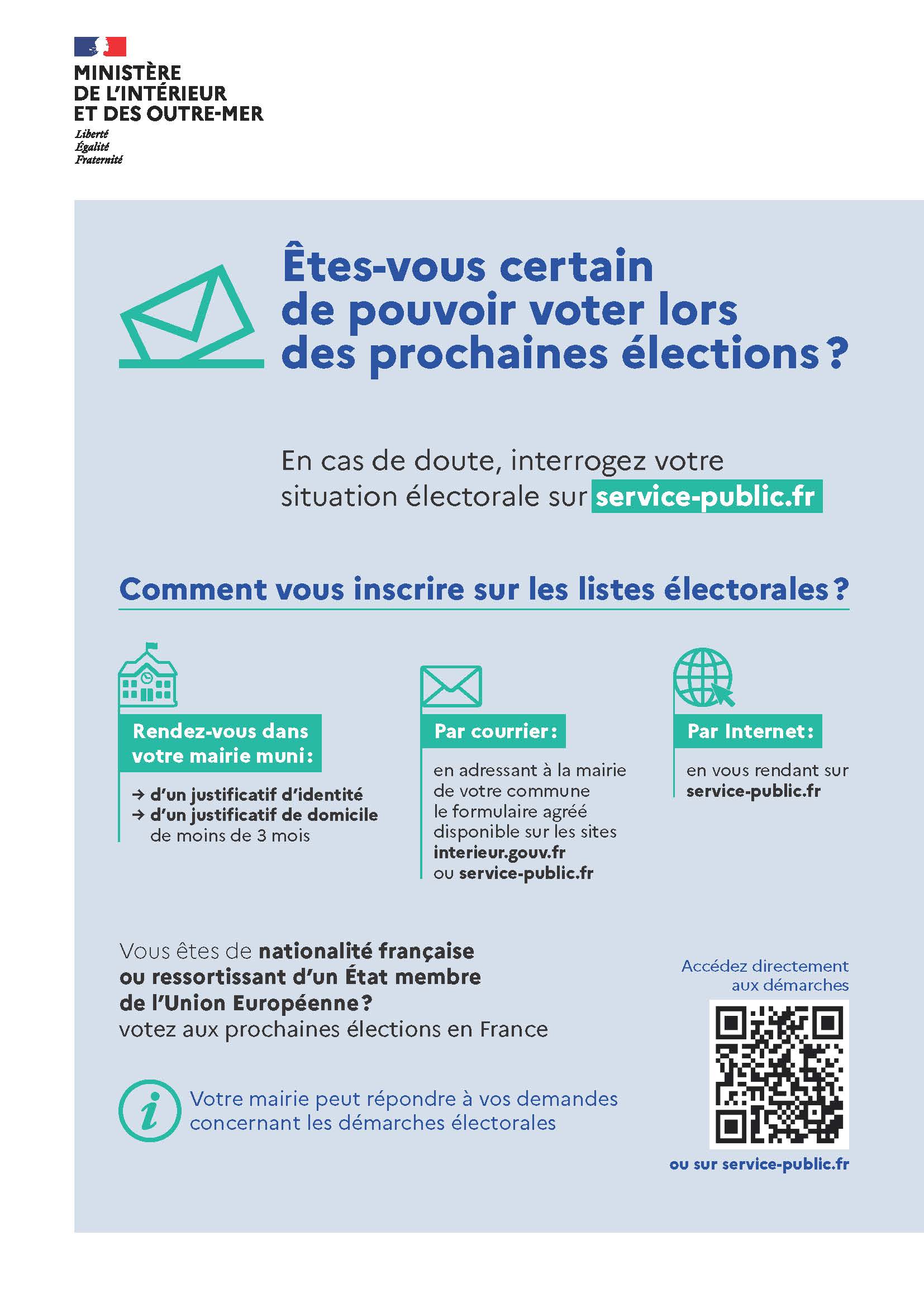 inscription listes electorales